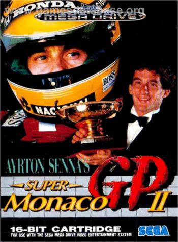 Cover Ayrton Senna's Super Monaco GP II for Genesis - Mega Drive